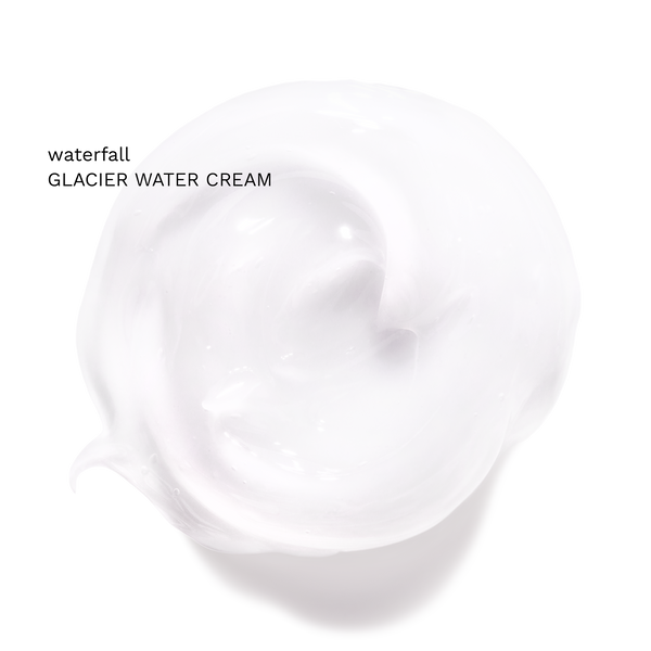 Waterfall water cream texture