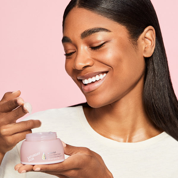 women using waterfall cream